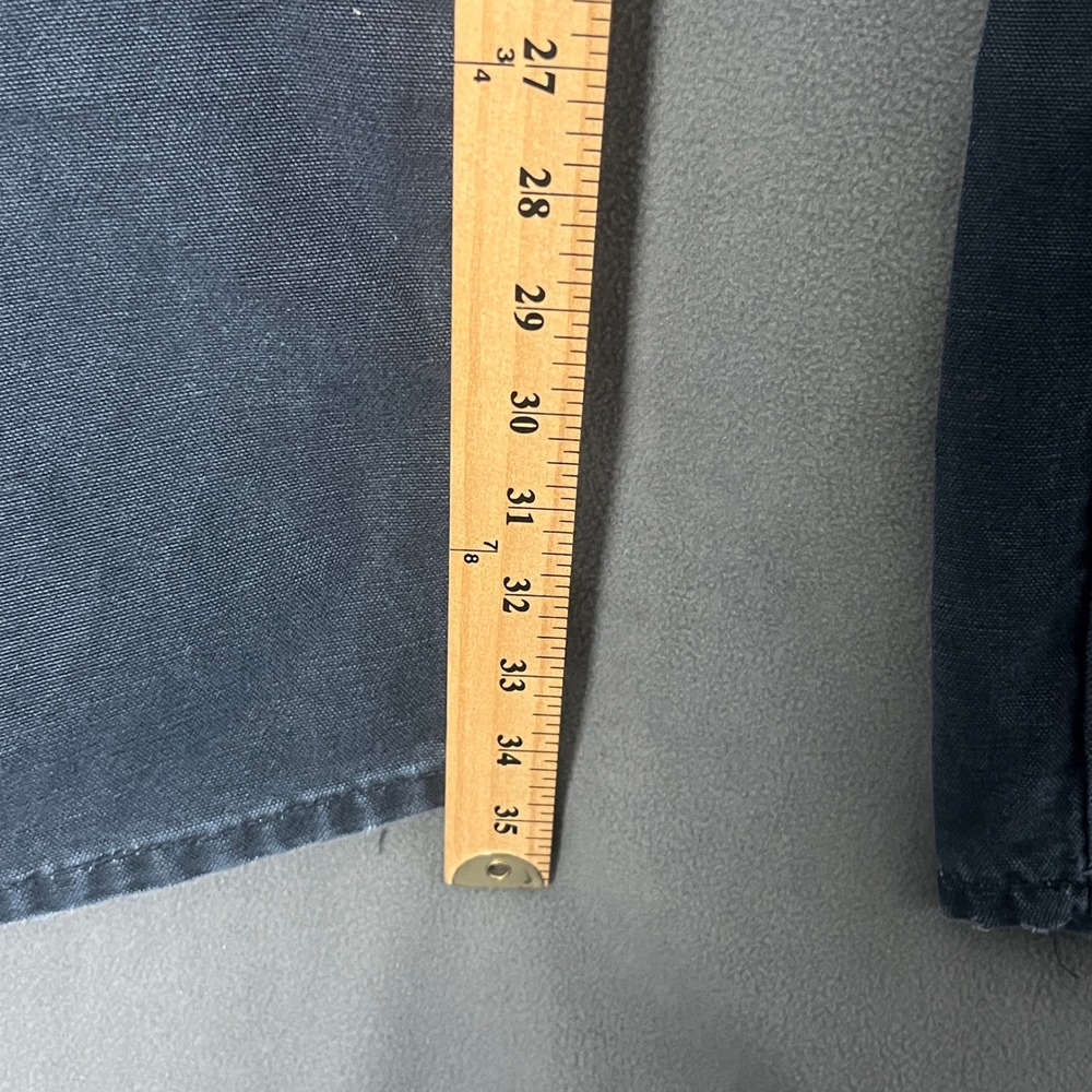 Vtg Y2K Carhartt B01 BLK Double Knee Black Canvas Carpenter Pants Mens 34x34 - Picture 4 of 6
